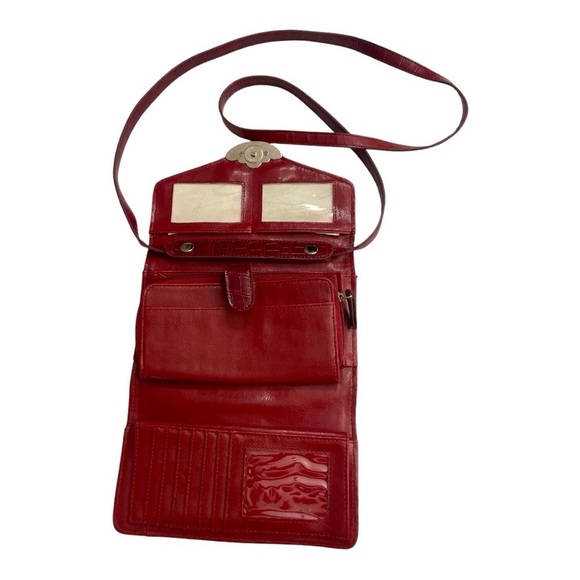 COLDWATER CREEK Red Faux
Leather Organizer Wallet
Checkbook~ID~Cards~Coins - Picture 5 of 10